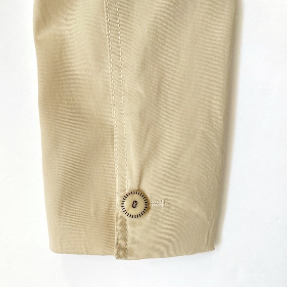 ESCADA beige tan cotton blazer jacket dress pants tank top suit matching set - Picture 6 of 16